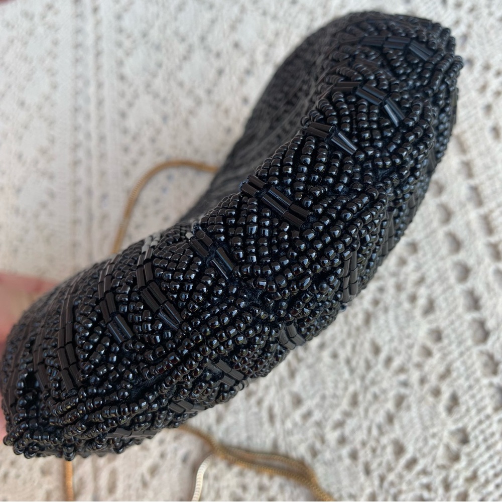 Vintage Carla Marchi Beaded Evening Handbag Purse Clutch Bag - Picture 7 of 10